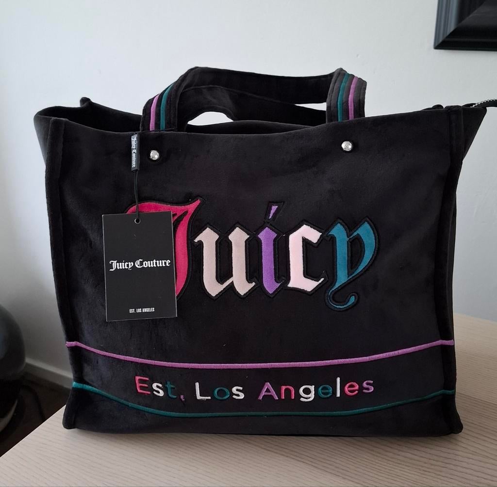 NIEUW Originele Juicy Couture tas IRIS zwart velvet, Ophalen of Verzenden, Nieuw