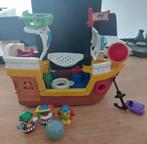 Little people piratenschip, Kinderen en Baby's, Speelgoed | Fisher-Price, Speelset, Met geluid, Zo goed als nieuw, Ophalen