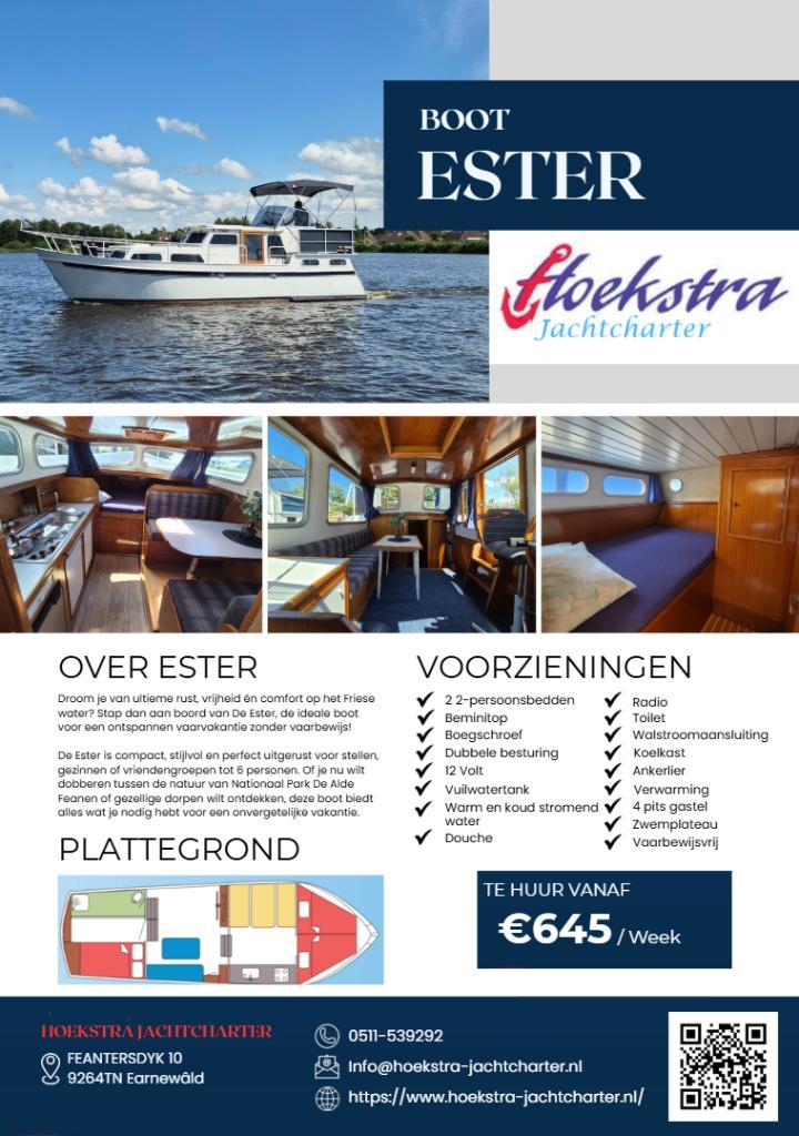 Kruiser- & Sloepen Verhuur (Vaarvakantie), Watersport en Boten, Motorboten en Motorjachten, Staal, Diesel, Binnenboordmotor, 50 pk of meer