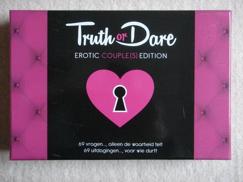 LEUK: Truth or Dare - Erotic couple(s) Edition 18+, Hobby en Vrije tijd, Gezelschapsspellen | Kaartspellen, Gebruikt, Een of twee spelers