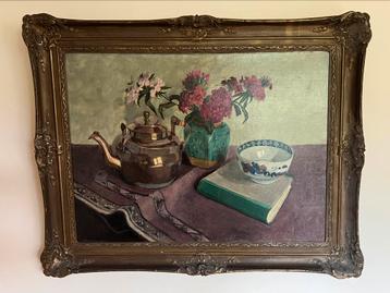 Stilleven in originele lijst 76x97cm beschikbaar voor biedingen