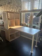IKEA Kallax boekenkast met bureaublad licht eiken buro, Huis en Inrichting, Ophalen of Verzenden, Gebruikt, 25 tot 50 cm, 50 tot 100 cm