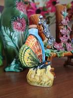 Brocante Garnier Likeur Karaf Vlinder vaasje Italiaans, Antiek en Kunst, Ophalen of Verzenden