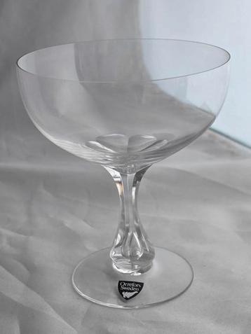 Orrefors Sweden Likeur Martini glazen kristal  beschikbaar voor biedingen