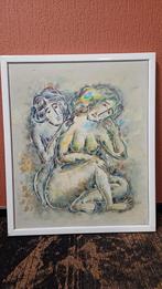 Calvin Wallen Burnett Schilderij 1921-2011, Antiek en Kunst, Ophalen of Verzenden