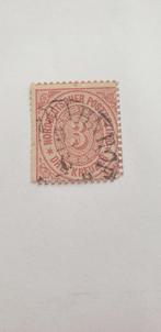 5915 nord deutscher postbezirk 1869 3 kreuzer, Verzenden, BRD