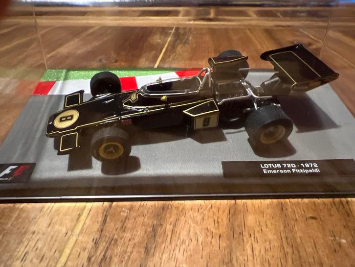 Lotus 72D Emerson Fittipaldi 1972 – schaal 1:43, Hobby en Vrije tijd, Modelauto's | 1:43, Zo goed als nieuw, Auto, Overige merken