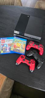 Sony Playstation 4 1TB inclusief 3 controllers en 2 games, Original, Gebruikt, Met 3 controllers of meer, 1 TB