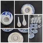 Chinees aardewerk blauw serviesgoed, Antiek en Kunst, Ophalen of Verzenden
