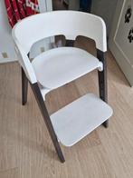 Stokke Steps stoel white / hazy grey, Ophalen, Gebruikt, Meegroeistoel