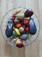 Schaal + Kunstfruit, Huis en Inrichting, Ophalen of Verzenden, Rond, Glas