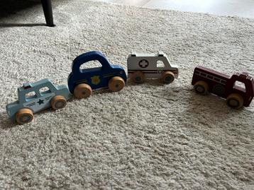 Houten Speelgoed Auto's Set beschikbaar voor biedingen