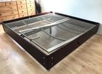 Auping auronde bed 200 x 200 mahoniehout (zonder spiralen), Huis en Inrichting, Ophalen, Tweepersoons, Zo goed als nieuw, 200 cm