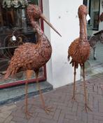 Stel ijzeren ooievaars, Ophalen of Verzenden, Nieuw, Metaal, Dierenbeeld