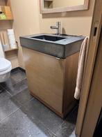 Mooie badkamer meubel met natuursteen blad, Ophalen, Gebruikt, 50 tot 100 cm, Minder dan 100 cm