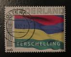 persoonlijke postzegel Nederland Vlag Terschelling, gest., Postzegels en Munten, Postzegels | Nederland, Na 1940, Ophalen of Verzenden