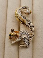 Antiek stijl broche met eekhoorn., Sieraden, Tassen en Uiterlijk, Info@SlatsAntiek.nl, Overige materialen, Vof Slats Antiek, Ophalen of Verzenden