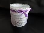 Kaars met liefdesgedicht, Huis en Inrichting, Woonaccessoires | Kandelaars en Kaarsen, Ophalen of Verzenden, Nieuw, Overige materialen