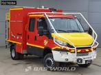 Iveco Daily 70C17 4X4 4x4 Achleitner Firetruck Brandweerwage, Auto's, Vrachtwagens, Euro 5, Stof, Iveco, 4 stoelen