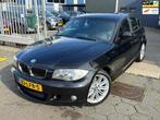 BMW 1-serie 118i M sport 6ak airco nap leder p.senor, Auto's, BMW, 1-Serie, Achterwielaandrijving, Leder en Stof, Zwart