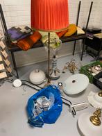 Partij vintage lampen retro hanglampen, Gebruikt, ., Ophalen of Verzenden, Lemmer