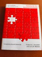 Statistics for the behavioral sciences, Boeken, Ophalen of Verzenden, Gelezen, Gravetter
