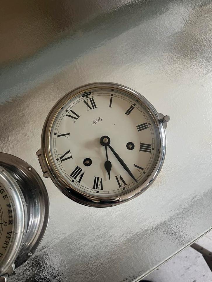 Schatz Barometer & Klok Set, Antiek en Kunst, Antiek | Klokken, Ophalen