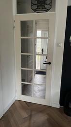 Binnendeur met glas -opdek-, Ophalen, Binnendeur, 200 tot 215 cm, Glas