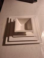 Wit servies, Ophalen of Verzenden, Zo goed als nieuw, Bord(en), Effen