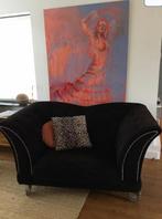 Loveseat zwart, Ophalen, Gebruikt, Design, Stof