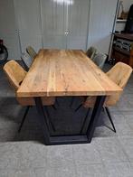 Eettafel met 6 stoelen, Huis en Inrichting, Tafels | Eettafels, Ophalen, 200 cm of meer, 50 tot 100 cm, Zo goed als nieuw