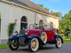 A-Ford 1931 Roadster Cabrio met Dicky Seat, Auto's, Oldtimers, Achterwielaandrijving, 40 pk, Cabriolet, Leder