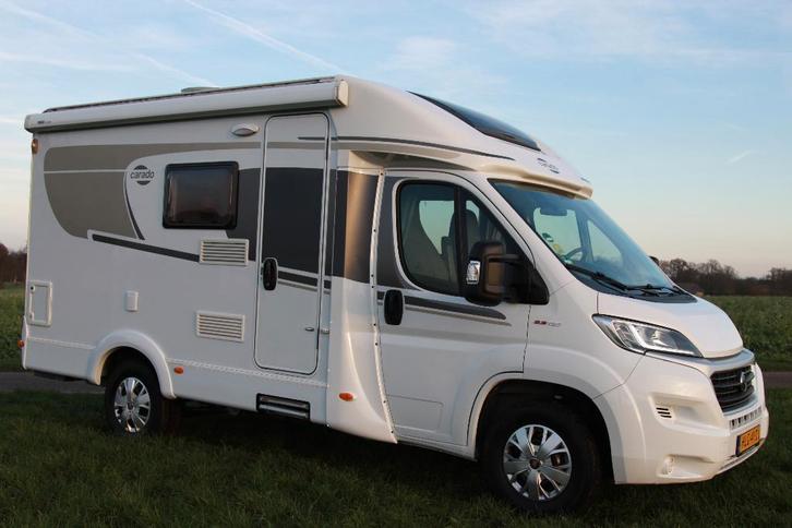 Hymer Carado T135 Compact 5,9M! Carplay Camera, Caravans en Kamperen, Campers, Bedrijf, tot en met 3, Half-integraal, Carado, Fiat