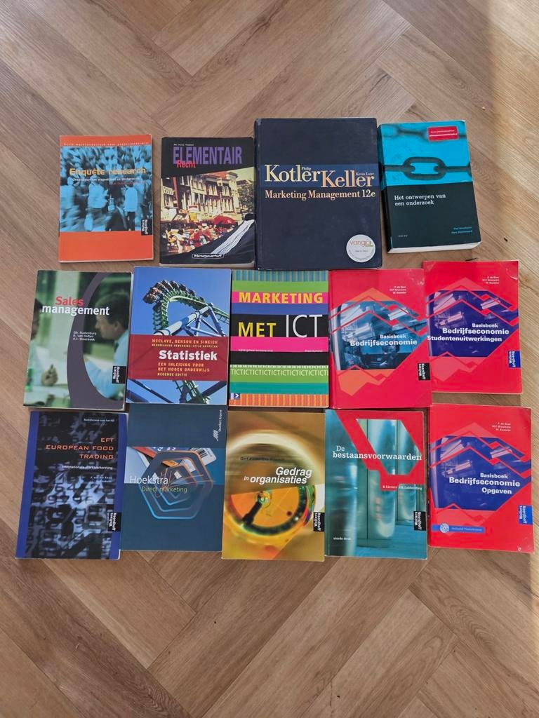 Studieboeken Marketing & Sales - Diverse titels, Boeken, Ophalen, Zo goed als nieuw, Economie en Marketing