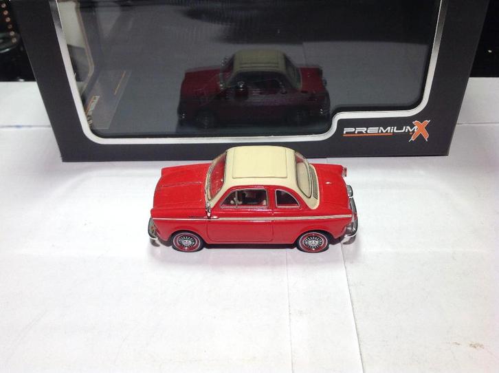 NSU Fiat Weinsberg 500 1960 1:43 van Premium X met doosje, Hobby en Vrije tijd, Modelauto's | 1:43, Zo goed als nieuw, Auto, Overige merken