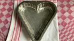 Vintage bakblik hartvorm metaal/Valentijn, Ophalen of Verzenden