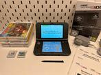 New Nintendo 3DS XL Metallic Black compleet, Ophalen, Met games, Zwart, 3DS XL