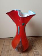 Murano vaas rood / design vaas, Antiek en Kunst, Antiek | Vazen, Ophalen of Verzenden