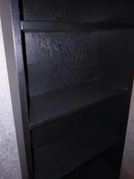 Boekenkast met klok (IKEA) zwart hout, Ophalen, Met plank(en), Kunststof, Onbekend