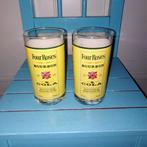 Four Roses bourbon cola glazen 2 stuks, Verzamelen, Ophalen, Gebruikt, Overige typen