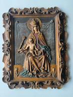 Antiek Religie gipsen plaque ikoon, Antiek en Kunst, Ophalen of Verzenden