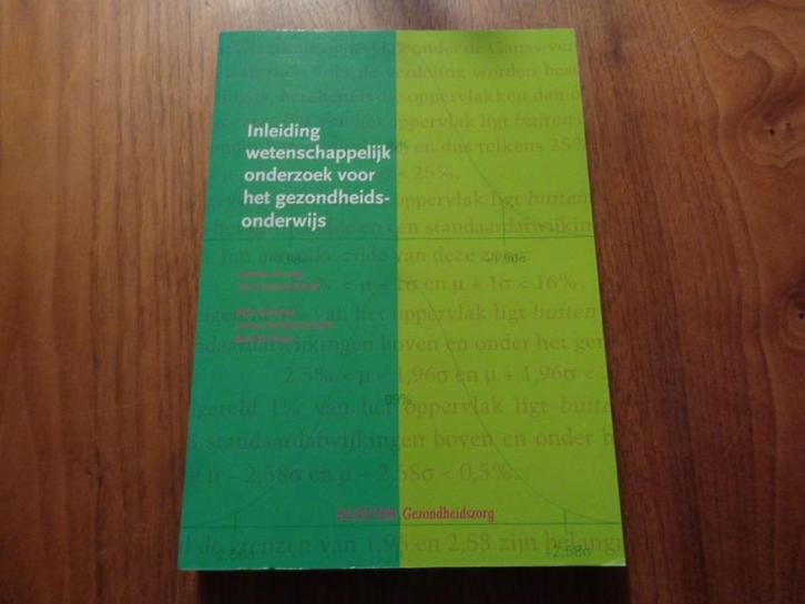 Wetenschappelijk onderzoek gezondheidsonderwijs, Boeken, Studieboeken en Cursussen, Nieuw, WO, Beta, Ophalen of Verzenden