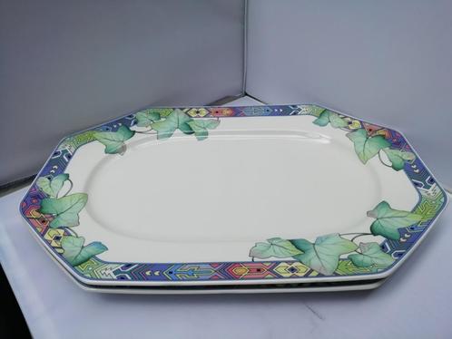 2 grote vleesschalen/serveerschalen Pasadena Villeroy & Boch, Huis en Inrichting, Keuken | Servies, Gebruikt, Schaal of Schalen