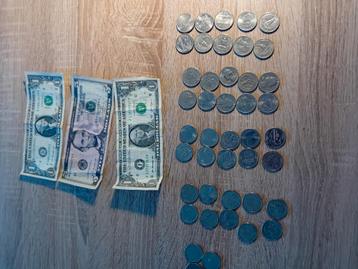 Papier geld en munten America beschikbaar voor biedingen
