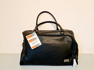 NIEUW - Isoki luiertas - Zwart leder beschikbaar voor biedingen