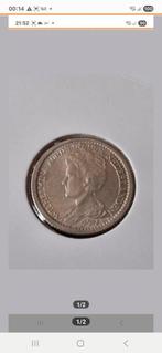 25 Cent (Kwartje) 1912 in hoge kwaliteit., Postzegels en Munten, Munten | Nederland, Zilver, 25 cent, Ophalen of Verzenden, Koningin Wilhelmina