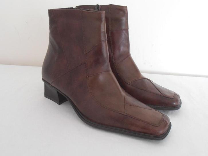 Nieuwe Gianni Gregory bruine leren enkel laarzen - 36, Kleding | Dames, Schoenen, Nieuw, Lage of Enkellaarzen, Bruin, Verzenden