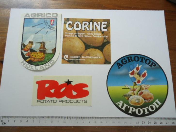 sticker oud Agrico aardappel boer landbouw emmeloord cebeco, Verzamelen, Stickers, Zo goed als nieuw, Bedrijf of Vereniging, Verzenden