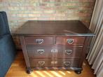 Mooie antieke ladenkast / commode, Ophalen, 100 tot 150 cm, Zo goed als nieuw, 3 of 4 laden