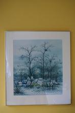 REPRODUKTIE. Ivan Lackovic zijn "WINTER", Antiek en Kunst, Kunst | Schilderijen | Klassiek, Ophalen